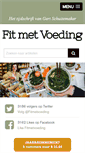 Mobile Screenshot of fitmetvoeding.nl